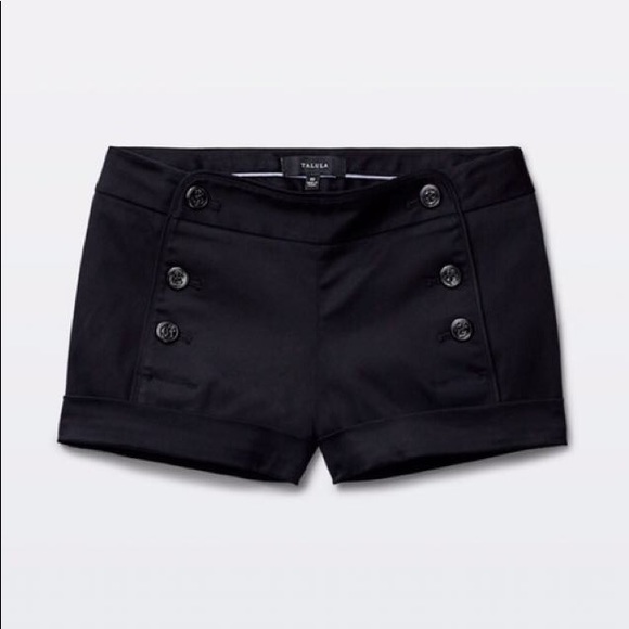 *SALE* aritzia navy button shorts - Picture 2 of 3